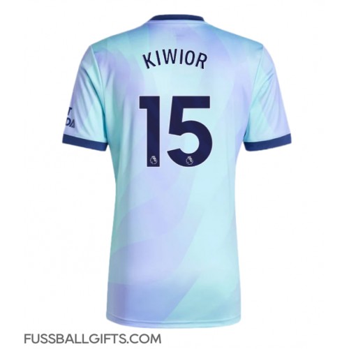 Arsenal Jakub Kiwior #15 Fußballbekleidung 3rd trikot 2024-25 Kurzarm